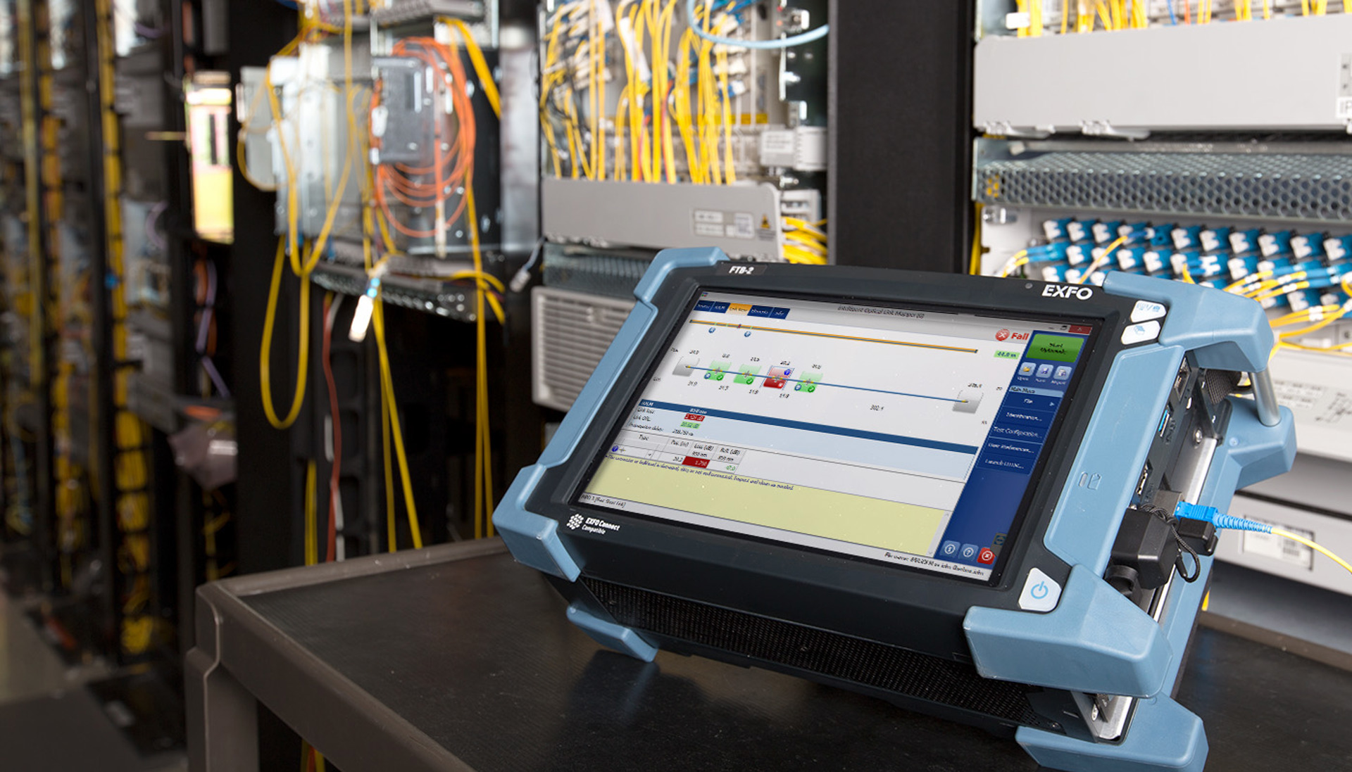 Enlace microondas y pruebas FO/OTDR